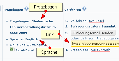 Fragebogen- und Sprachauswahl Fragebogen- und Sprachauswahl